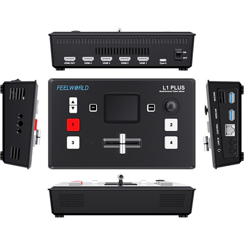 Feelworld L1 PLUS Multi Camera Video Mixer Switcher 2